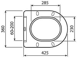 Allen Brau Крышка-сиденье Fantasy Soft-Close 4.11005.BD бордо – фотография-2
