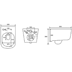 Aquatek Унитаз подвесной Дива AQ2012-00 – фотография-4