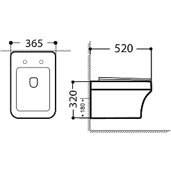Aquanet Унитаз подвесной Elegant 280960 – фотография-8