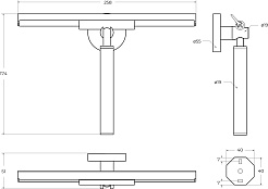 Cezares Скребок Relax RELAX-SV-IN сатин – фотография-2