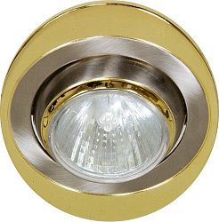Feron Встраиваемый светильник 108Т-MR16 титан-золото – фотография-1