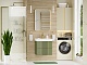 Brevita Мебель для ванной Vega 60 подвесная зеленая/золото – фотография-18
