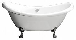 BelBagno Акриловая ванна BB05-CRM, ножки BB-LEG-LION-CRM – фотография-1