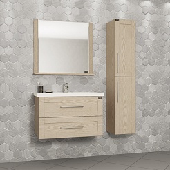 СанТа Шкаф-пенал Венера 30 дуб бежевый – фотография-2