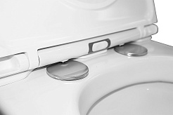 Azario Унитаз подвесной AZ-102C импульсный безободковый с инсталляцией белый – фотография-12