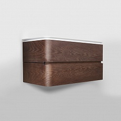 Am.Pm Мебель для ванной Sensation 100 орех, текстурированная – фотография-10