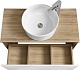 Акватон Тумба с раковиной Либерти 90 Mila 40 белая/дуб эльвезия – фотография-16