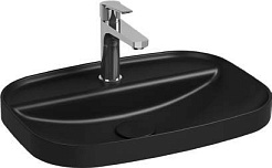 Allen Brau Мебельная накладная раковина Fantasy Sphere 55 4.11034.31 чёрный матовый – фотография-1