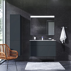 Am.Pm Мебель для ванной Inspire 2.0 100 графит матовый – фотография-3