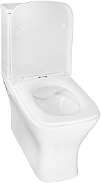 Azario Унитаз-компакт Blaise AZ-55-1 безободковый с бачком с сиденьем микролифт белый – фотография-6