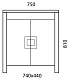  Тумба с раковиной "Quadro 75" – картинка-10
