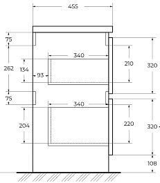 BelBagno Тумба под раковину Albano 70 напольная Bianco Lucido – фотография-9
