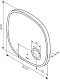 Am.Pm Зеркало Func 65 с подсветкой и увеличительным зеркальцем – фотография-20
