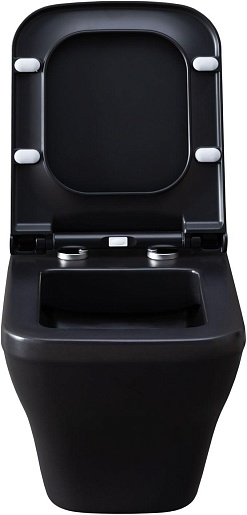 Allen Brau Чаша подвесного унитаза Infinity 4.21011.31 чёрный матовый – фотография-4