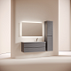 Sancos Тумба с раковиной Folk 120 R grey soft раковина Grace 121 R CN7021 – картинка-10