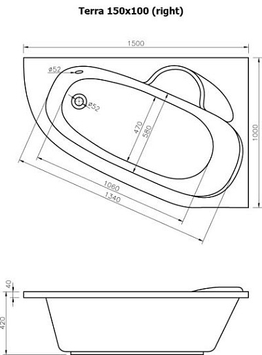 Alpen Фронтальный экран Terra 150x100 L – фотография-4