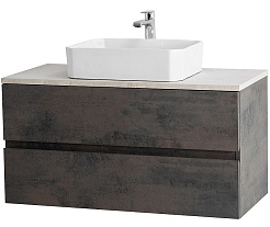 BelBagno Тумба с раковиной Molveno-46 100 подвесная ossido столешница KEP-100-MCO – фотография-1