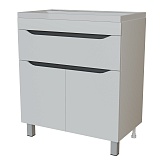 Mixline Тумба с раковиной Лайн 70 1 ящик белая