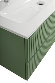 Cezares Тумба с раковиной Duet-N 120 подвесная CZR-8073-120 фисташковый софт – фотография-7