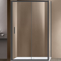 Vincea Душевой уголок Garda 120x90 VSR-1G9012CLGM профиль вороненая сталь стекло прозрачное