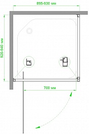 Royal Bath Душевой уголок HV-C-CH 90х90х185 – фотография-3