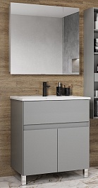Акватон Мебель для ванной Форест 75 серый туманный – фотография-1