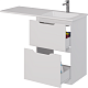 Dreja Мебель для ванной Bona 120 R под стиральную машину белая – картинка-39