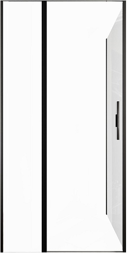 Allen Brau Душевой уголок Priority 100x80 3.31030.BBA/3.31042.BBA чёрный браш – картинка-5