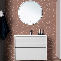 Aquanet Мебель для ванной Вита 80 Flat подвесная белая матовая
