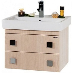 Водолей Тумба с раковиной Квадро 60 дуб – фотография-1