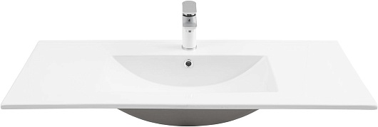 Aquanet Мебельная раковина Flow 100 белая – картинка-3