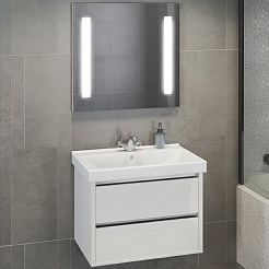 Comforty Мебель для ванной Дублин 75 подвесная белая – фотография-1