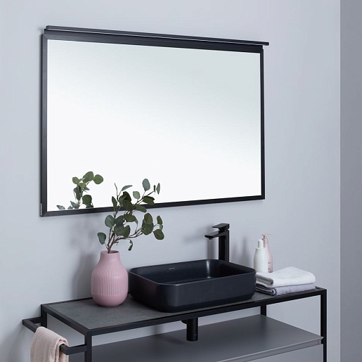 Allen Brau Зеркало Priority 120 1.31018.BB черный браш – фотография-6