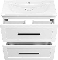 Misty Тумба под раковину Модерн 80 белая – фотография-4