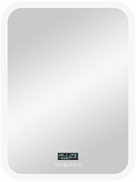 Continent Зеркало Glamour Led 600x800 с музыкальным блоком – фотография-3