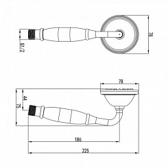 Lemark Лейка для душа LM8007G – фотография-2