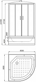 Parly Душевая кабина EB82Р – фотография-2