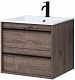 Aquanet Мебель для ванной Lino 60 подвесная дуб веллингтон – фотография-17