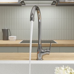 Tokito Смеситель для кухни KANDA хром TOK-KAN-1013 – фотография-8