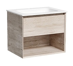Sancos Тумба под раковину Marmi 1.0 60 дуб галифакс натуральный – фотография-1