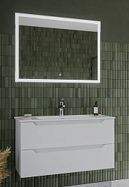 Sancos Мебель для ванной Norma 2.0 100 белый глянец – фотография-1