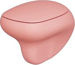 Ambassador Сиденье для унитаза Diamond розовое матовое – фотография-2