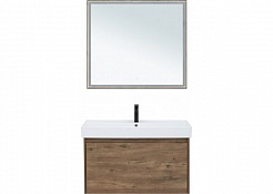 Aquanet Мебель для ванной Nova Lite 90 дуб рустикальный – фотография-3