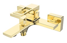 BelBagno Смеситель для ванны и душа Luce LUC-VAS-ORO золото