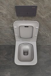 Allen Brau Чаша подвесного унитаза Liberty 4.33007.AN антрацит – фотография-3