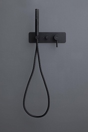 Allen Brau Смеситель для душа Priority 5.31009-31 (с внутренней частью, 2 хода) черный матовый – фотография-3