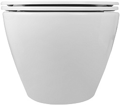 Azario Унитаз подвесной Grado AZ-0046 безободковый белый – фотография-4