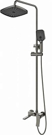 Esbano Система душевая Celine (DS-GM) 107/167 оружейная сталь – фотография-1