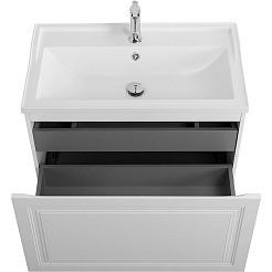 Cezares Тумба с раковиной Giubileo 80 подвесная брашированный ясень – фотография-3