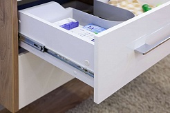 Sanflor Тумба с раковиной Ларго 2 60 вяз швейцарский, белая, Q 60 – фотография-5